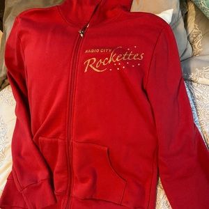 Red Radio City Rockettes Hoodie-size large